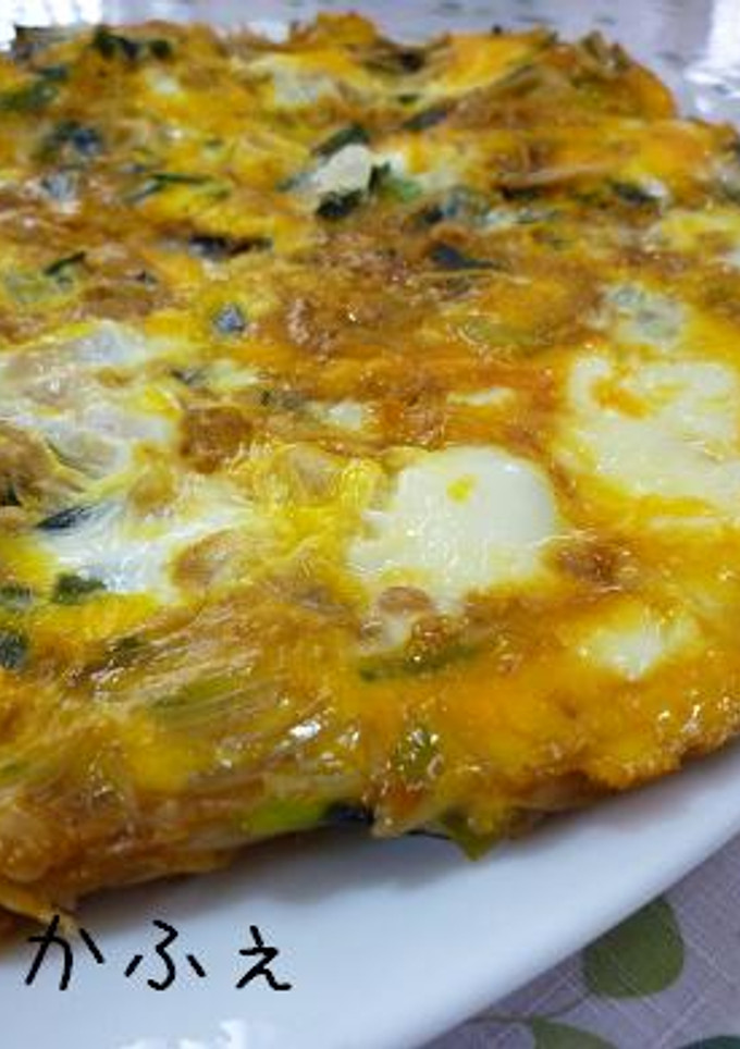 簡単　野菜たっぷり　ソース風味の卵とじ-レシピのメイン写真