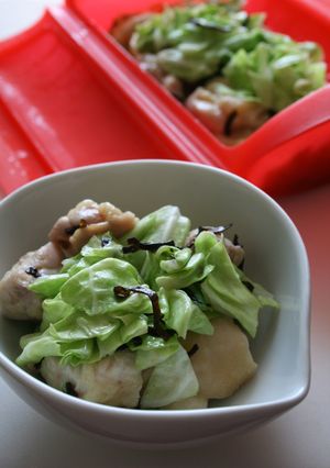 塩こんぶで簡単♪蒸し鶏-レシピのメイン写真