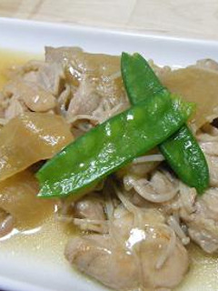 ぷるぷる鶏大根炒め-レシピのメイン写真