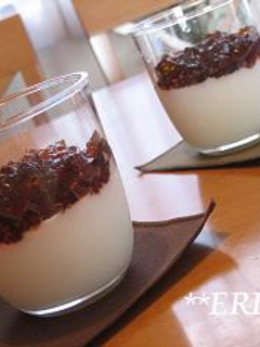 コーヒー&ミルクゼリーの2層ゼリー♪♪-レシピのメイン写真