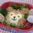 キャラ弁！かつお節でダッフィー♪