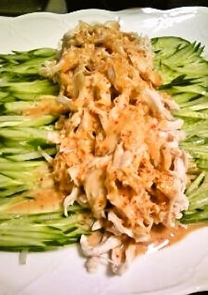甘くて辛くてコクがある棒々鶏-レシピのメイン写真
