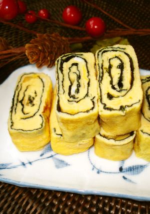 韓国海苔で！卵焼き〜磯の香り〜-レシピのメイン写真