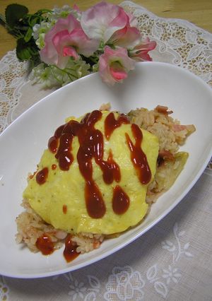 ランチに♫レンジで簡単！とろとろ オムライス✿-レシピのメイン写真