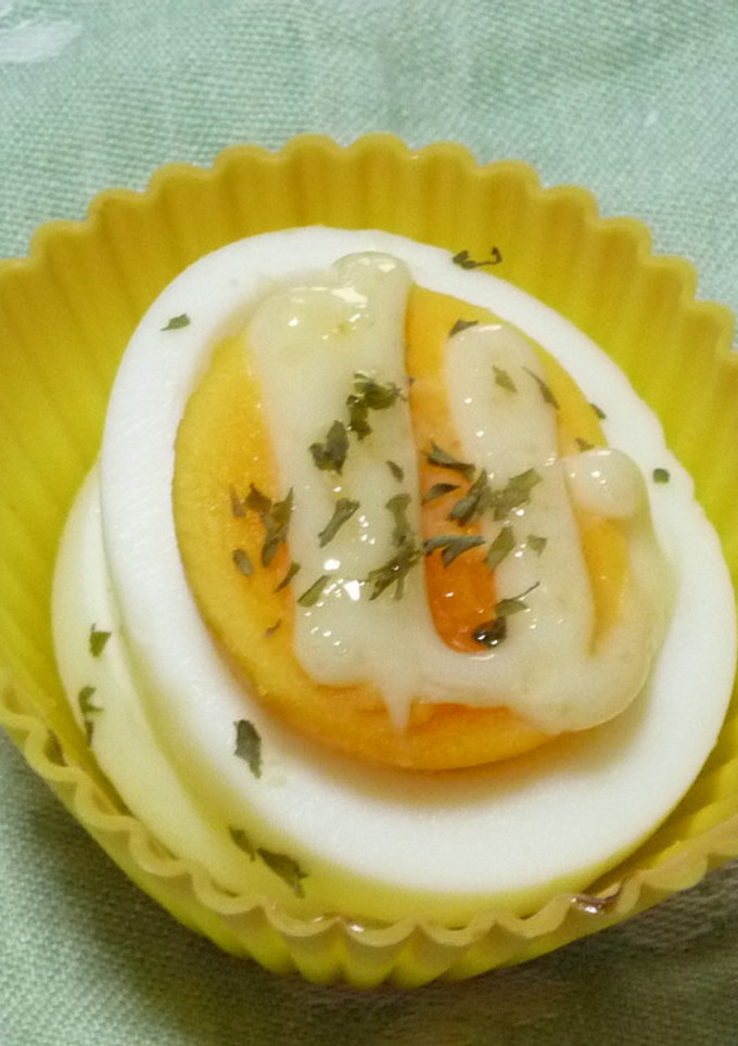 簡単お弁当✿ゆで卵でミルフィーユ風-レシピのメイン写真