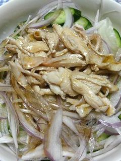 蒸し鶏のさっぱりサラダ-レシピのメイン写真