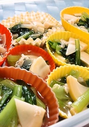 お弁当ストック✿筍と小松菜の和風とろみ煮-レシピのメイン写真