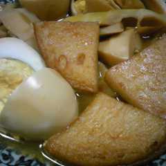 破竹と玉子の煮物-レシピのメイン写真