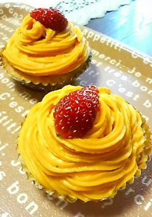 マドレーヌが変身☆かぼちゃモンブラン-レシピのメイン写真