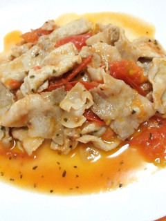 トマトと豚肉のあっさり炒め-レシピのメイン写真
