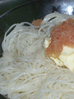 意外と合う!?【明太バター★そうめん】-レシピのメイン写真
