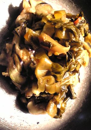 高菜と茄子のラー油胡麻和え-レシピのメイン写真