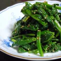 ほうれん草☆胡麻和え☆LowChole-レシピのメイン写真