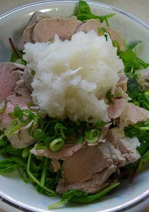 豚ヘレおろしと卵スープ-レシピのメイン写真