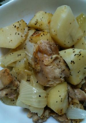 鶏の塩肉じゃが-レシピのメイン写真