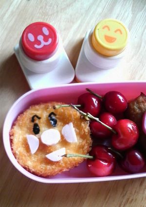 キャラ弁☆はんぺんのアンパンマン揚げ☆-レシピのメイン写真