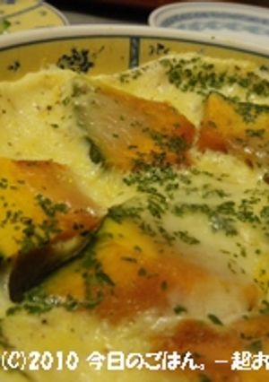 かぼちゃのキッシュ風たまご焼　レンジで♪-レシピのメイン写真