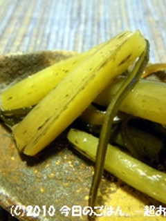 わさび茎の塩昆布漬-レシピのメイン写真