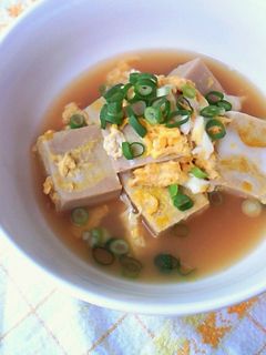 高野豆腐の卵とじ-レシピのメイン写真