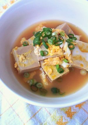 高野豆腐の卵とじ-レシピのメイン写真