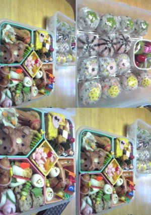 運動会のお弁当2010◆キャラ弁-レシピのメイン写真
