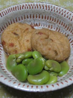 そら豆とがんもどきの煮物-レシピのメイン写真