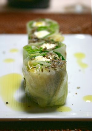 きのことクリームチーズの生春巻き-レシピのメイン写真