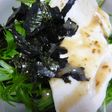5分で簡単☆海苔と豆腐のサラダ☆