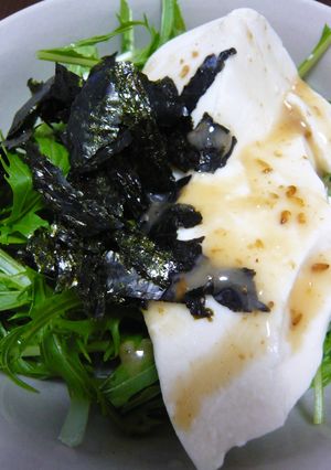 ５分で簡単☆海苔と豆腐のサラダ☆-レシピのメイン写真