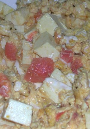 トマトと豆腐の卵とじ-レシピのメイン写真