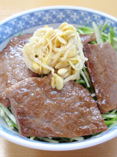 牛肉と水菜のナムル丼-レシピのメイン写真