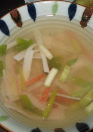 エコ♡鶏の茹で汁でスープ♡-レシピのメイン写真