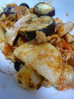 焼き鳥缶で簡単~野菜キムチ炒め❤❤-レシピのメイン写真