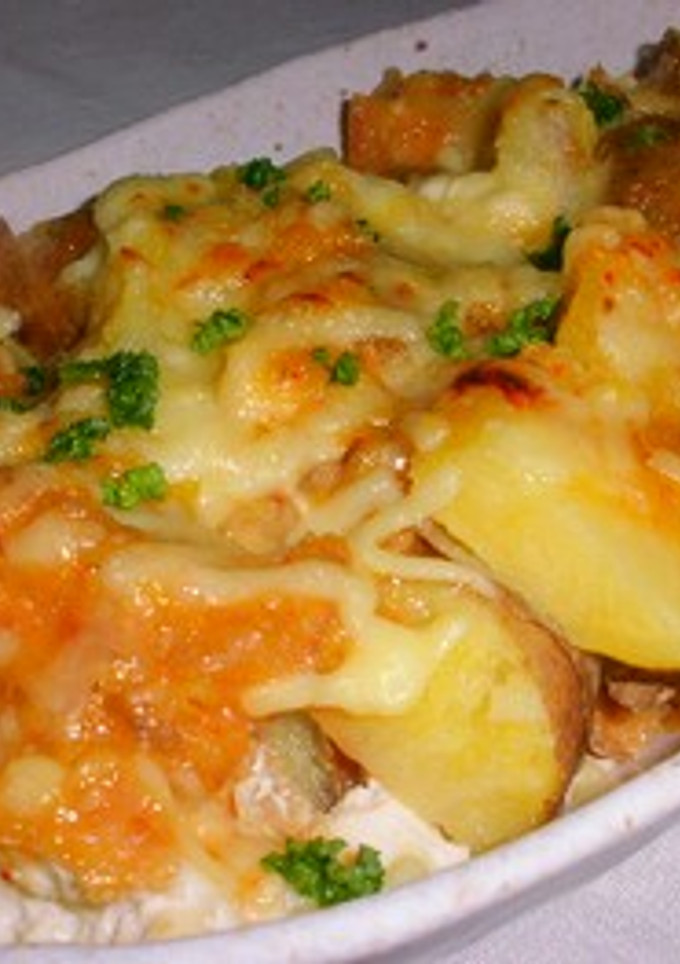 厚揚げとじゃが芋のみそチーズ焼き-レシピのメイン写真