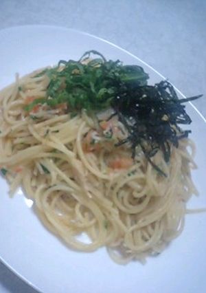 ホタテ缶の和風オイルパスタ-レシピのメイン写真
