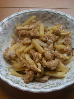 ジャガイモと豚肉のオイスターソース炒め-レシピのメイン写真