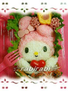 ✿可愛いマイメロちゃん✿【キャラ弁】-レシピのメイン写真