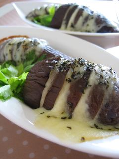 茄子とモッツァレラチーズのバジル焼き-レシピのメイン写真
