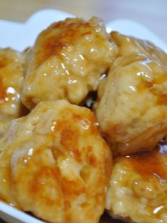 簡単♪はんぺん入り照り焼き鶏団子-レシピのメイン写真