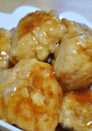 簡単♪はんぺん入り照り焼き鶏団子-レシピのメイン写真