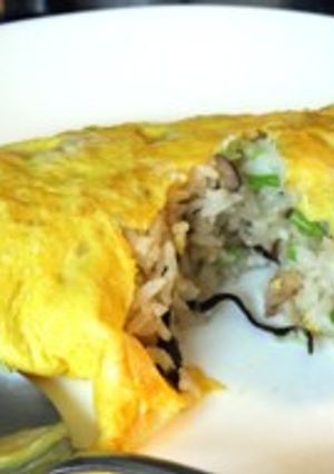 塩昆布の和風オムライス-レシピのメイン写真