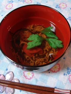 超簡単❀しらすと塩昆布のおすまし風-レシピのメイン写真