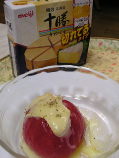 焼きトマト、カマンベールチーズ乗せ-レシピのメイン写真