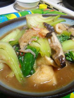青梗菜と油揚げの炒め煮-レシピのメイン写真