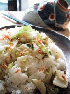 蕪と桜えびの混ぜご飯。-レシピのメイン写真