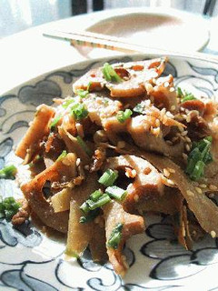 根菜の味噌焦がしきんぴら。-レシピのメイン写真
