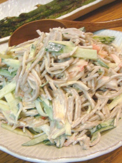 余った蕎麦で出来る♬和風マヨサラダ-レシピのメイン写真