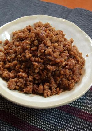お手軽♪超簡単肉みそそぼろ-レシピのメイン写真