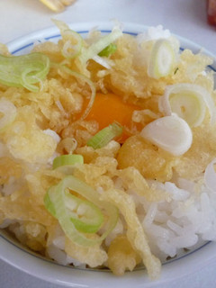 スペシャル揚げ玉たまごかけご飯-レシピのメイン写真
