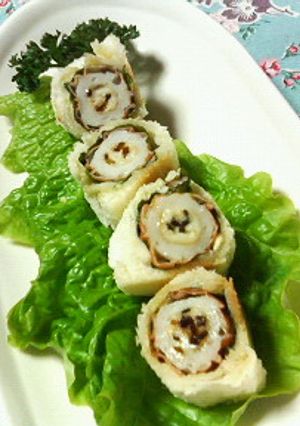 ✿塩昆布とチーズで❀ちくわパン✿-レシピのメイン写真